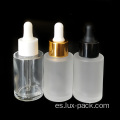 Botella de gotero de vidrio de aceite esencial vacío personalizado